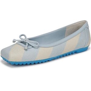 Franco Sarto Imara In Light Blue and Cream Loafers Sz 6 NWT